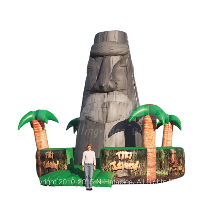 Tiki Island™ Inflatable Rock Climbing Wall