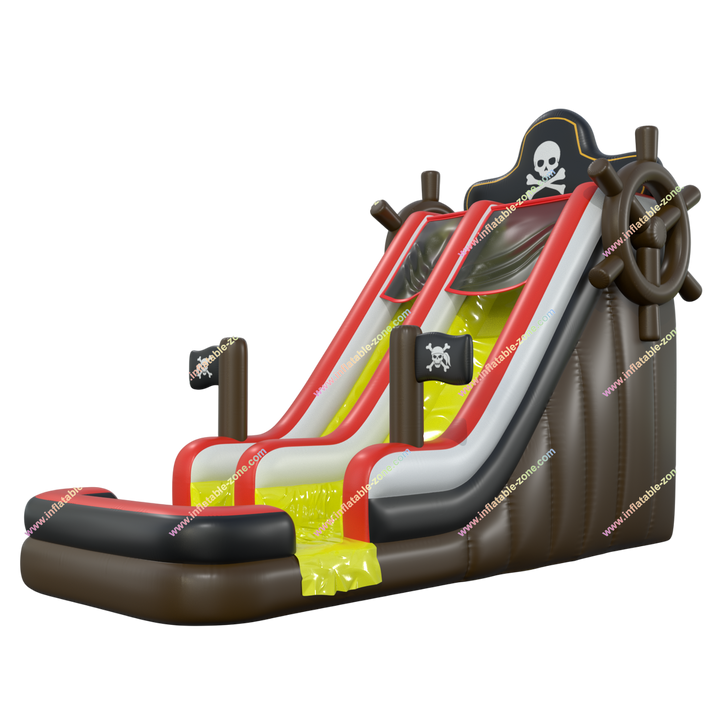 Inflatable Pirate Water Slide for Kids - Fun Water Pool Rental for Parties