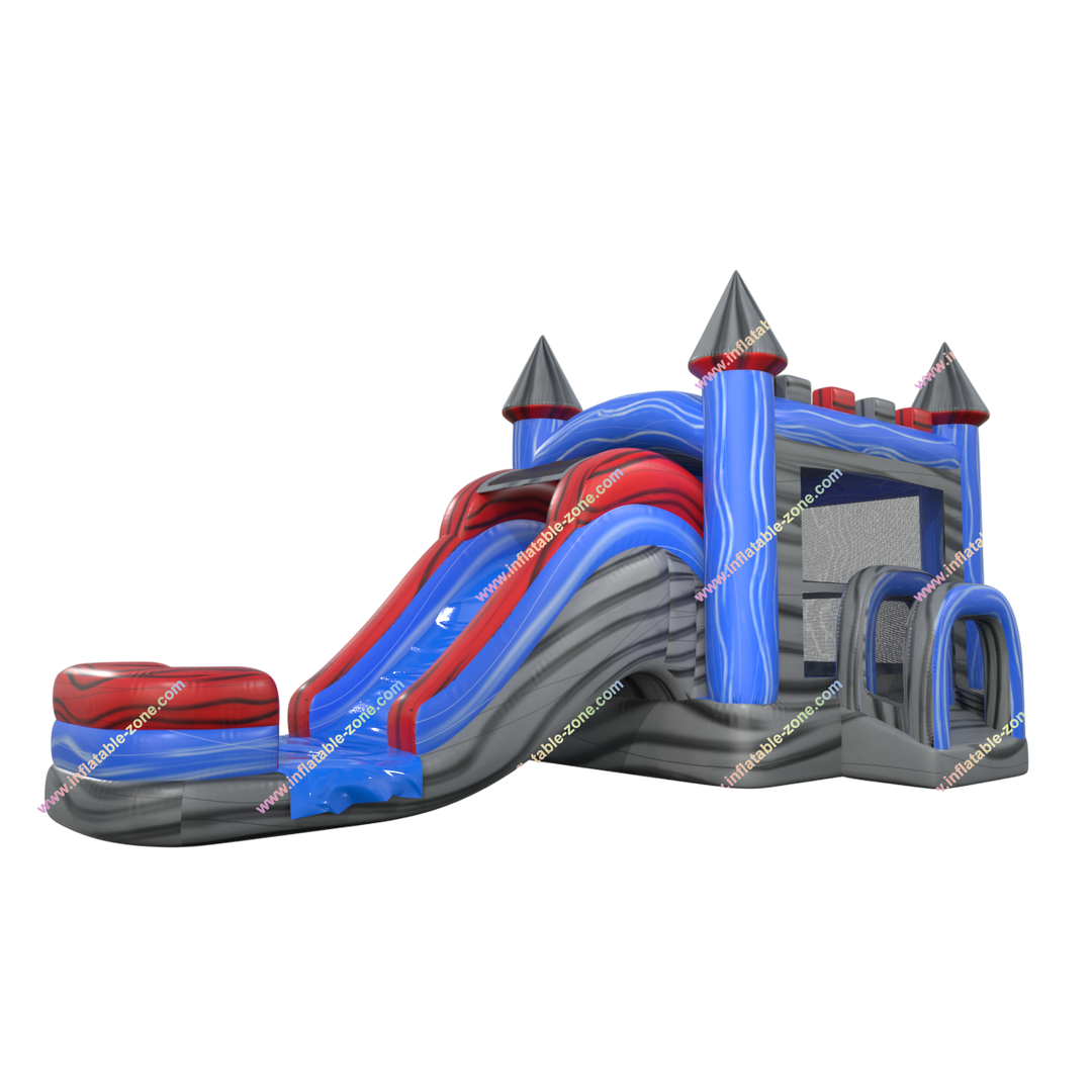 Inflatable Bounce and Water Slide Combo with Pool - Jumping Castle for Adults