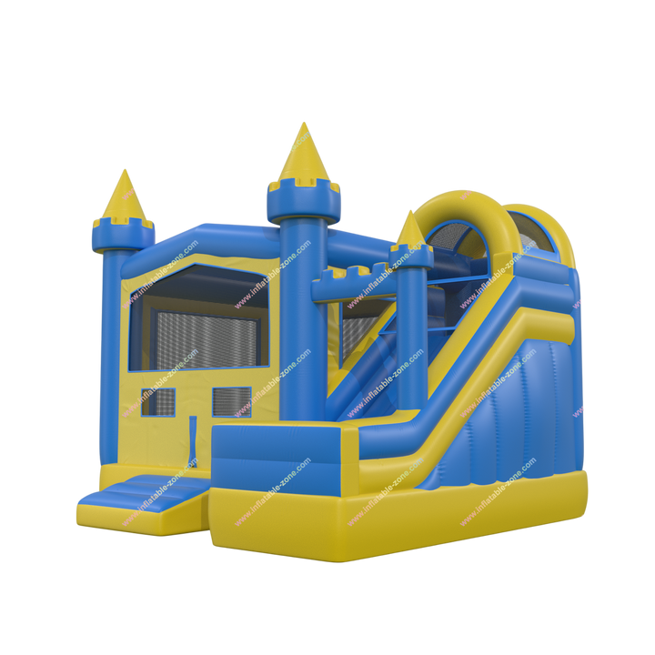 Inflatable Bouncy Castle Slide Combo - Fun Playhouse for Kids