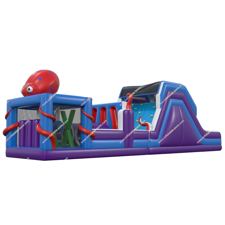 Inflatable Octopus Obstacle Course for Kids - Fun Soft Play Experience