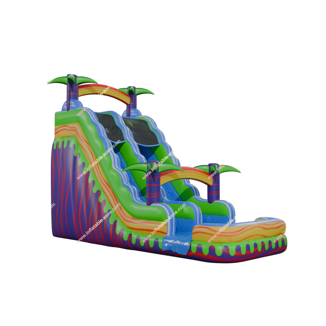 Inflatable Castle Water Slide for Kids - Fun Outdoor Pool Toy