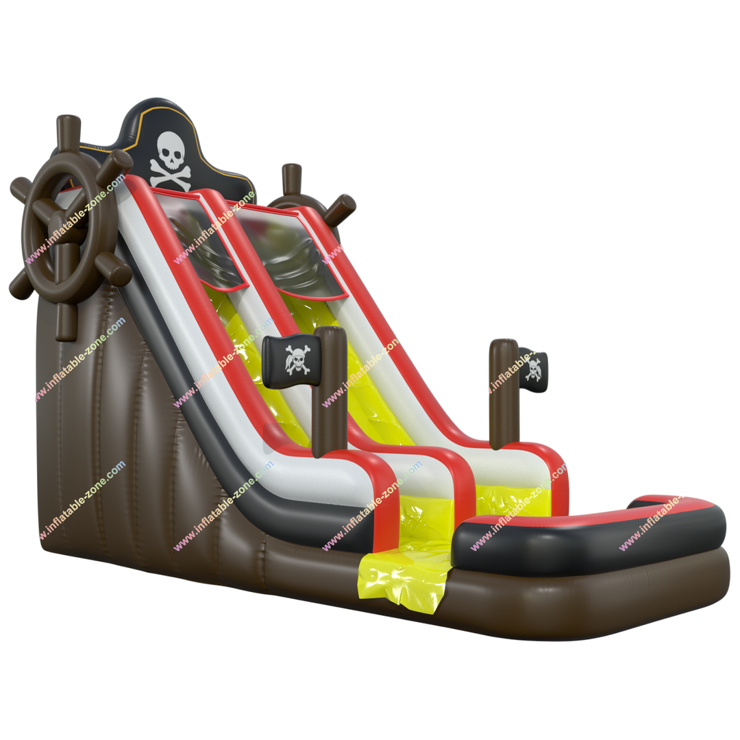 Inflatable Pirate Water Slide for Kids - Fun Water Pool Rental for Parties