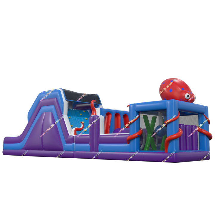 Inflatable Octopus Obstacle Course for Kids - Fun Soft Play Experience