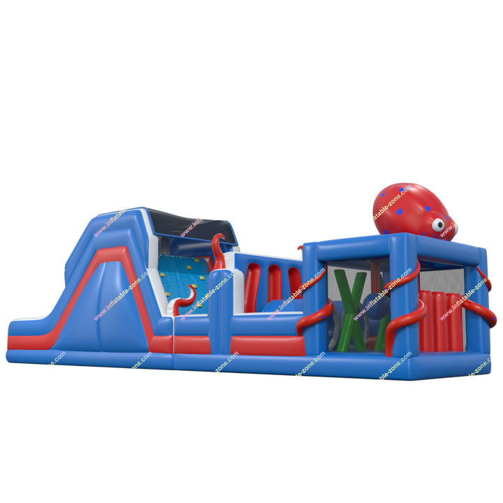 Octopus Inflatable Obstacle Course - Outdoor Fun and Challenges with Friends