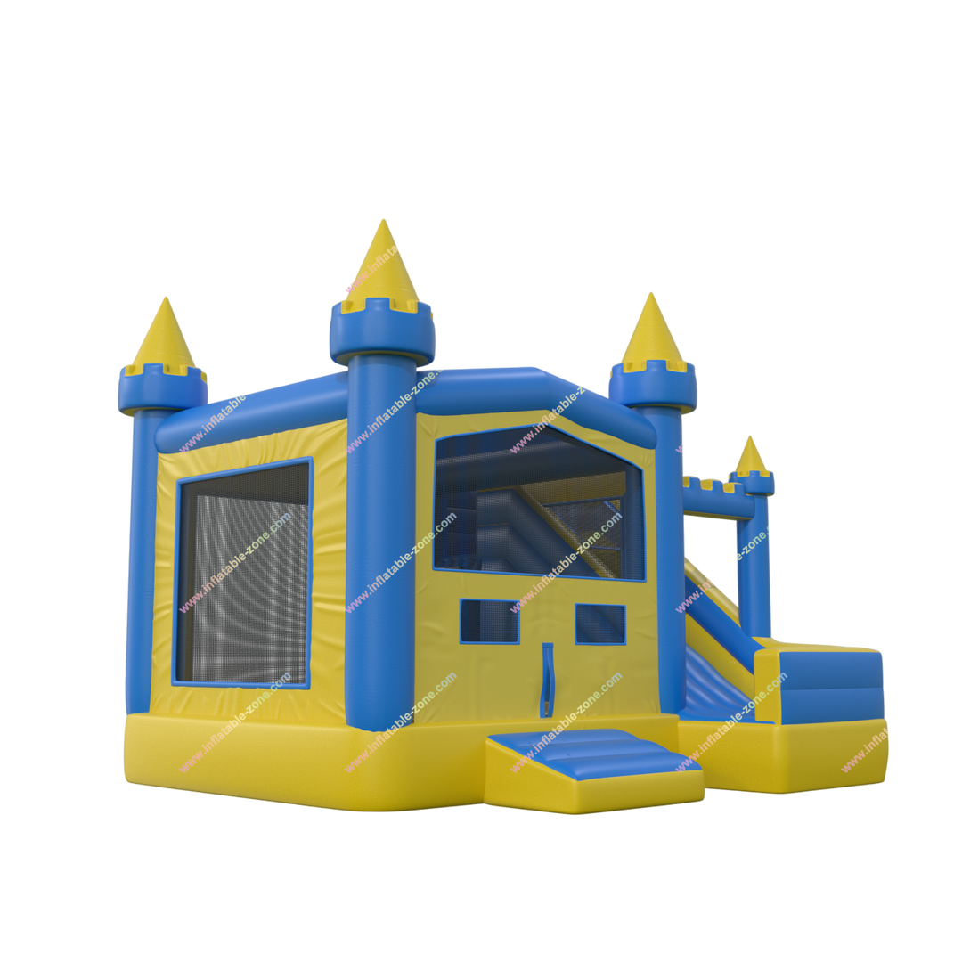 Inflatable Bouncy Castle Slide Combo - Fun Playhouse for Kids