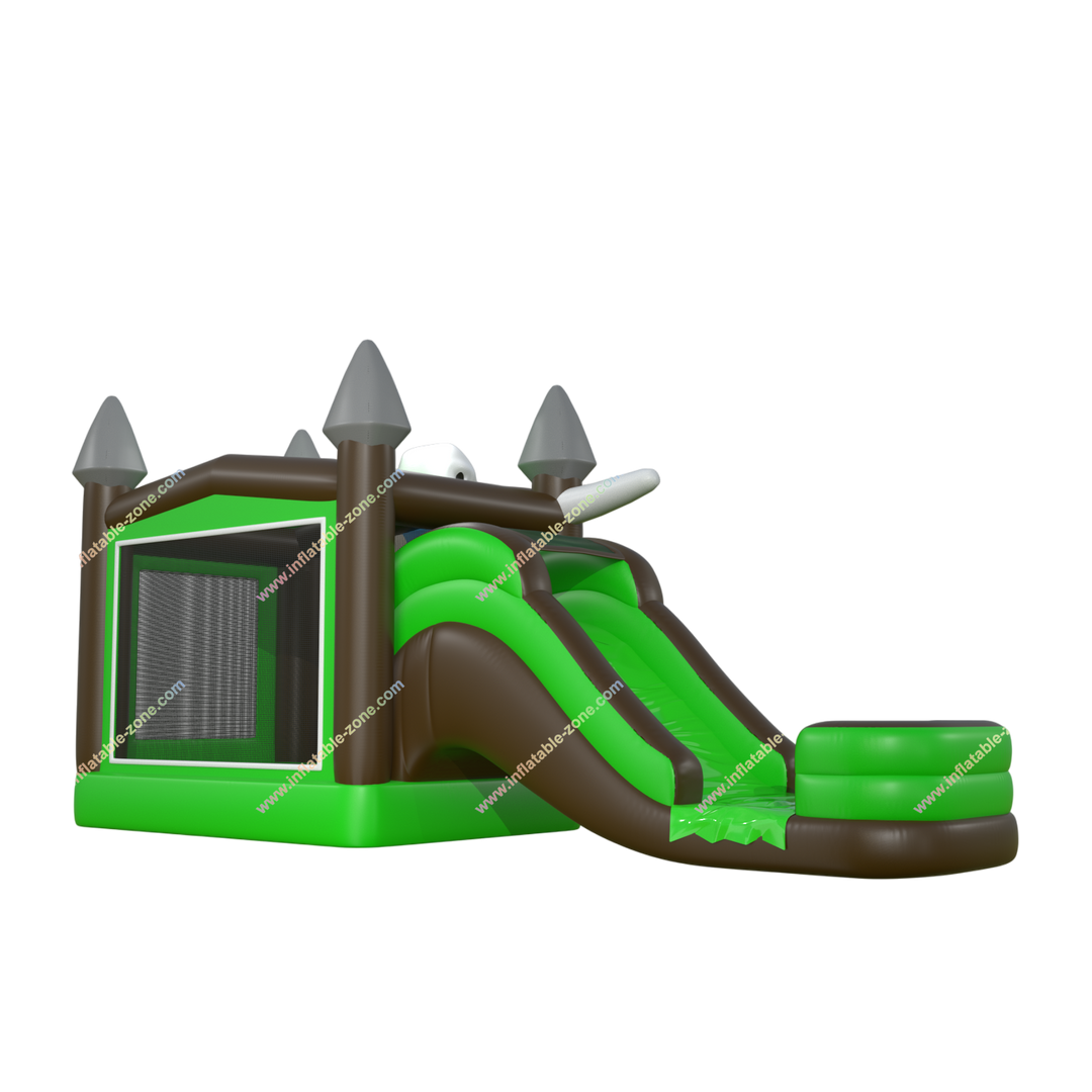 Mammoth Inflatable Slide Bounce House Combo  - Fun Water Slide Activities for Kids