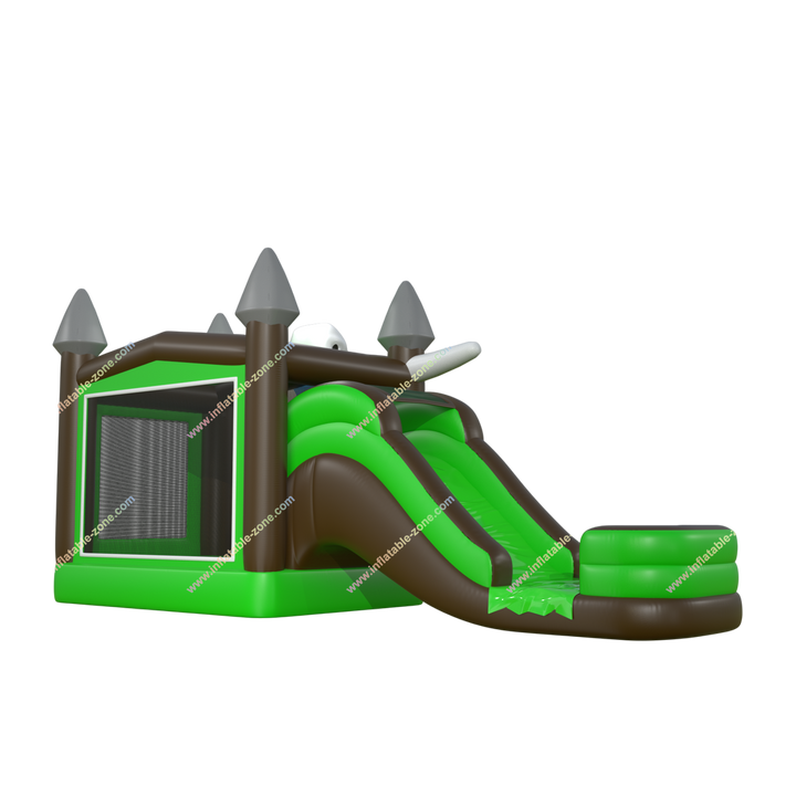 Mammoth Inflatable Slide Bounce House Combo  - Fun Water Slide Activities for Kids