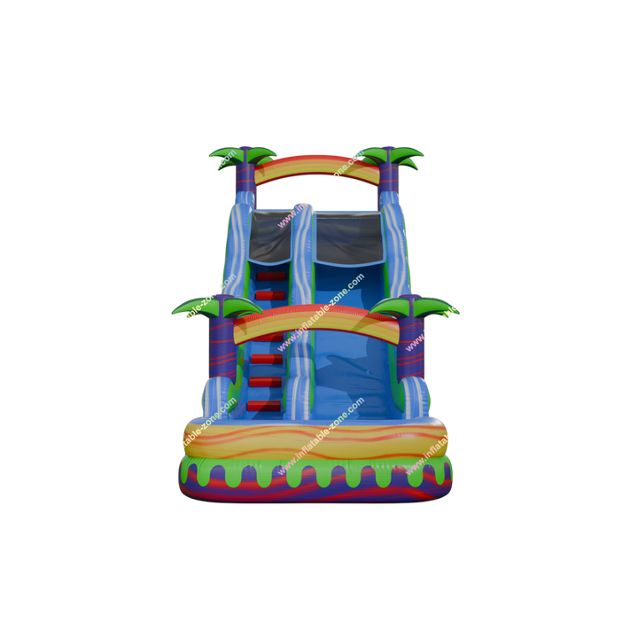 Inflatable Castle Water Slide for Kids - Fun Outdoor Pool Toy