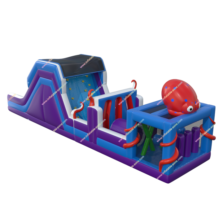 Inflatable Octopus Obstacle Course for Kids - Fun Soft Play Experience