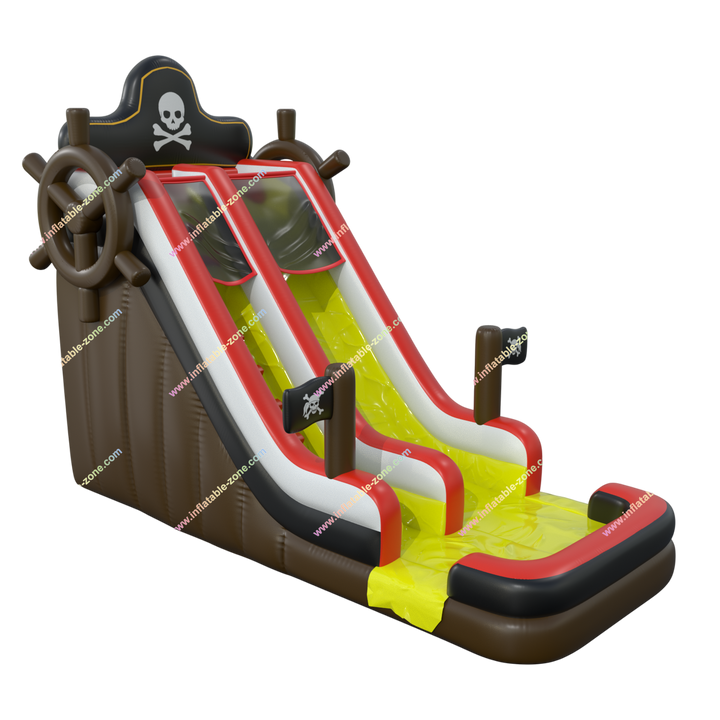 Inflatable Pirate Water Slide for Kids - Fun Water Pool Rental for Parties