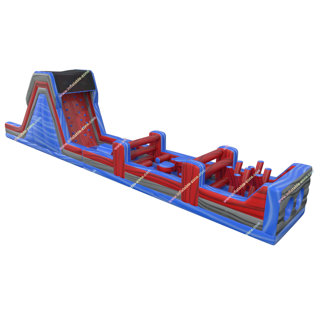 Radical Run Inflatable Obstacle Course - Fun Inflatable Challenge for Parties  Events