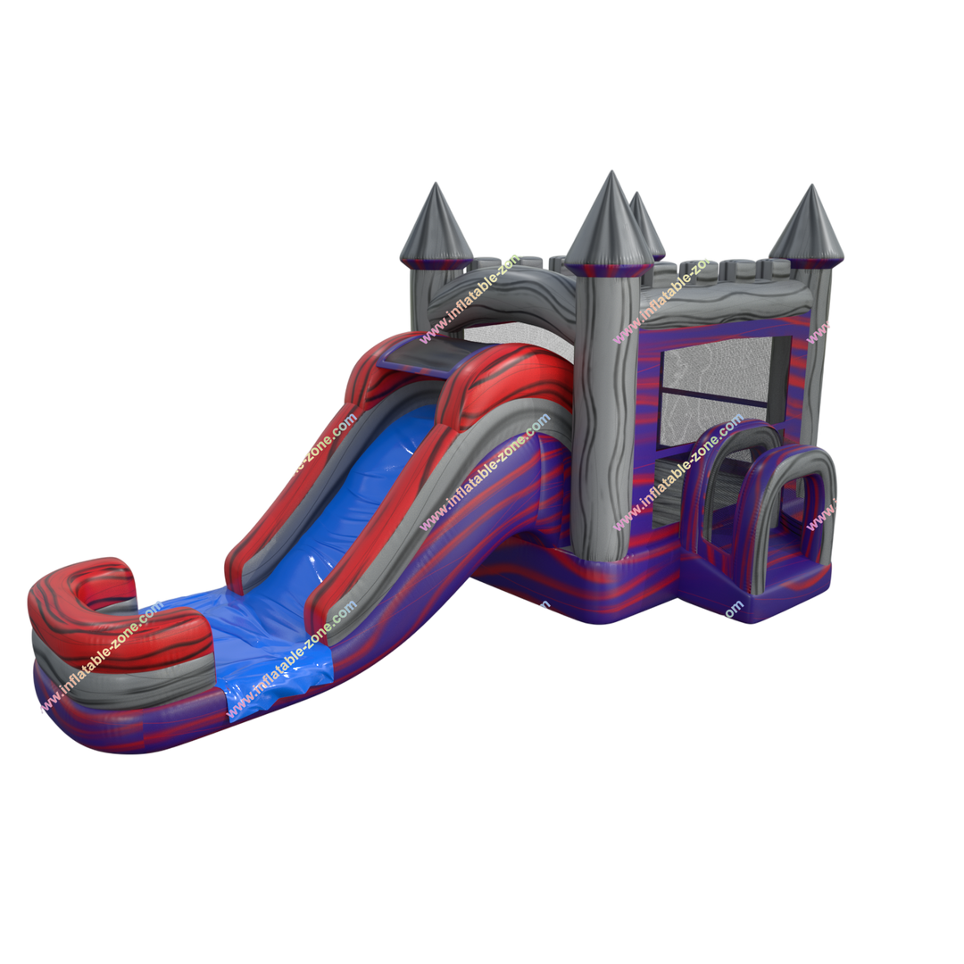 Inflatable Water Slide Bounce House Combo - Fun Bouncy Castle Adventure