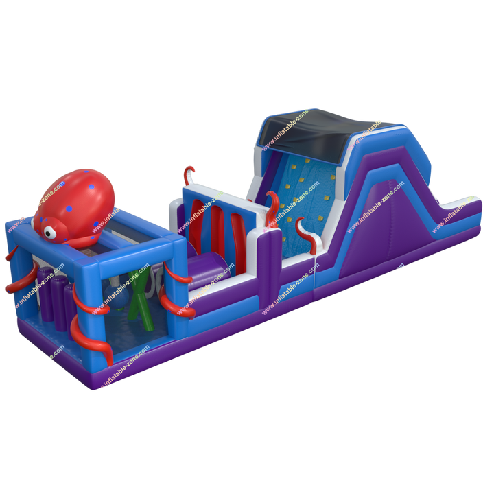 Inflatable Octopus Obstacle Course for Kids - Fun Soft Play Experience