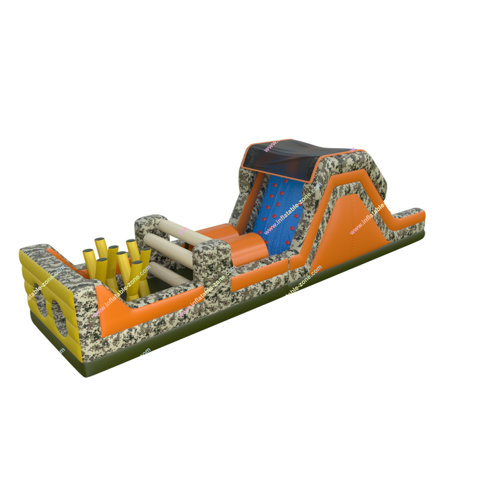 Army Assault Course Inflatable Obstacle Course -Thrilling Birthday Parties