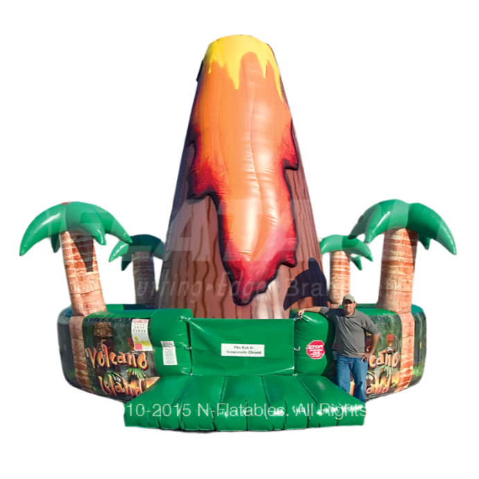 Volcano Island™ Inflatable Rock Climbing Wall
